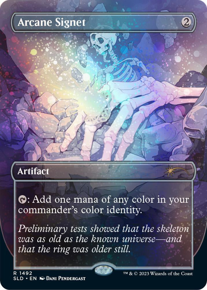 Arcane Signet 1492 Galaxy Foil Secret Lair Drop Series SLD MTG trading card