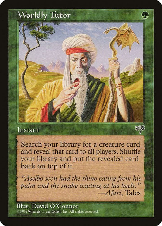 Worldly Tutor - Mirage #255