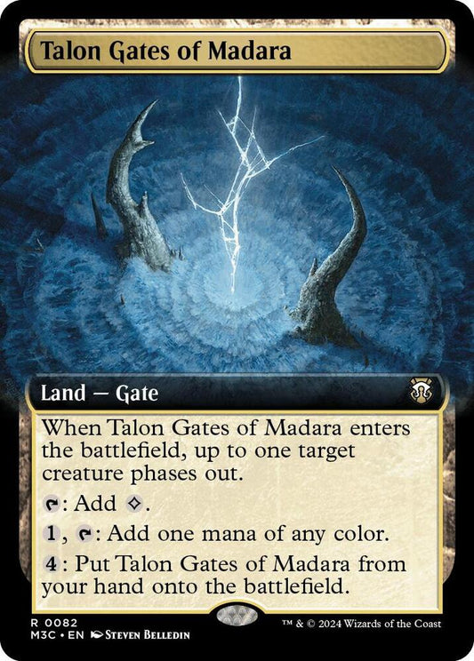 Talon Gates of Madara Extended Art Commander Modern Horizons 3 M3C Magic the Gathering card