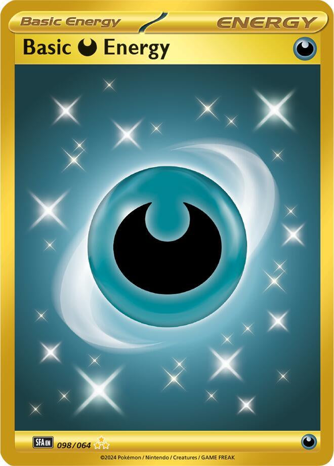 Pokemon Basic Darkness Energy 098/064 Shrouded Fable NM Card