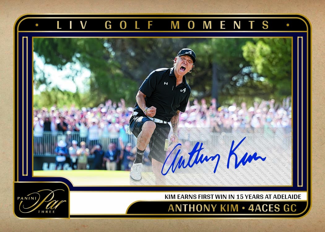 Front of PREORDER 2026 Panini Par Three LIV Golf Hobby Box