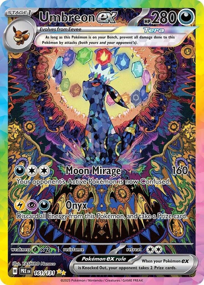 Pokémon TCG Umbreon ex 161/131 Prismatic Evolutions – NM