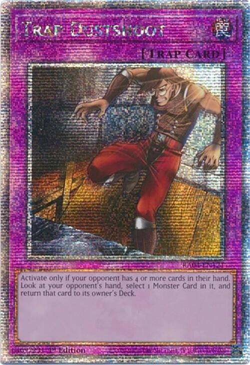 Trap Dustshoot RA04-EN121 Quarter Century Secret Rare Yu-Gi-Oh! Card