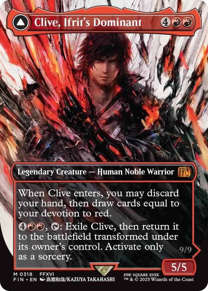 Clive, Ifrit's Dominant (0318) (Borderless) - FINAL FANTASY (FIN)