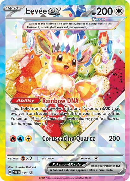 Eevee ex – SVP 174 – Scarlet & Violet Promo (Near Mint)