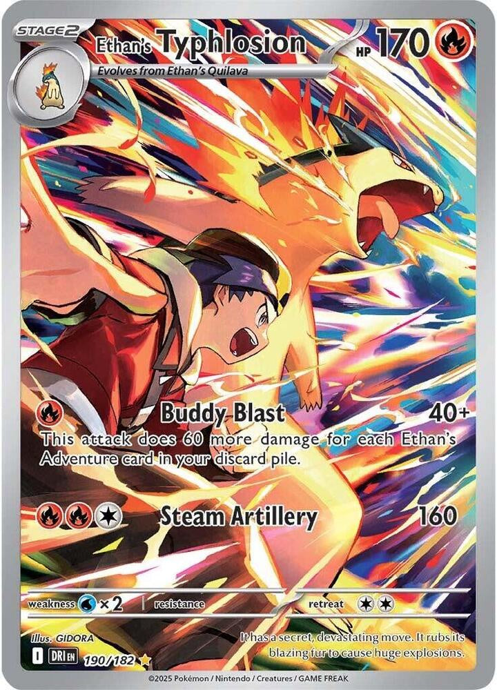 Ethan’s Typhlosion 190/182 Holo Character Rare – Destined Rivals NM