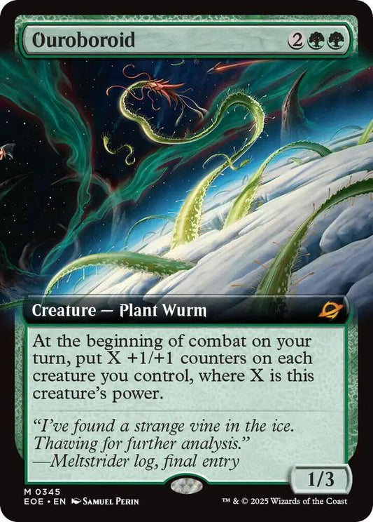 Front of Ouroboroid (Extended Art) - Edge of Eternities (EOE) Foil