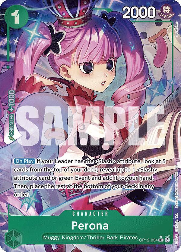 Perona Alternate Art OP12 | Legacy of the Master One Piece Card