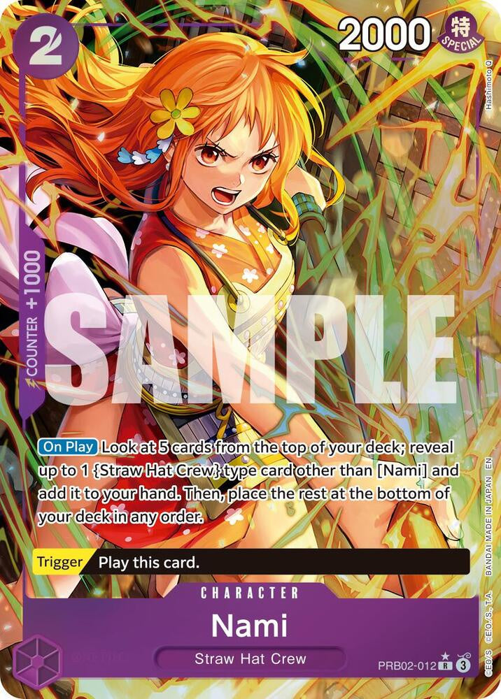 Nami Alternate Art PRB-02 Premium Booster The Best Vol 2 One Piece card.