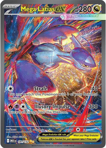 Mega Latias EX 181/132 Special Illustration Rare Pokémon TCG Mega Evolutions English