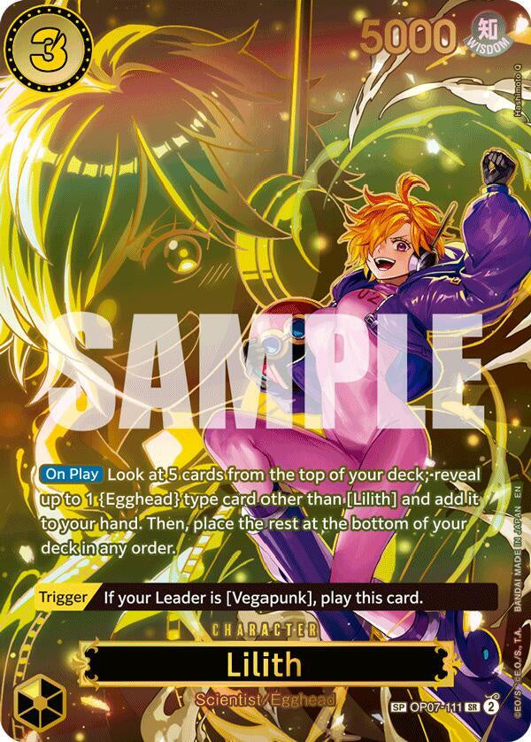 Lilith OP07-111 SP Special Rare One Piece card from Carrying On His Will OP13.
