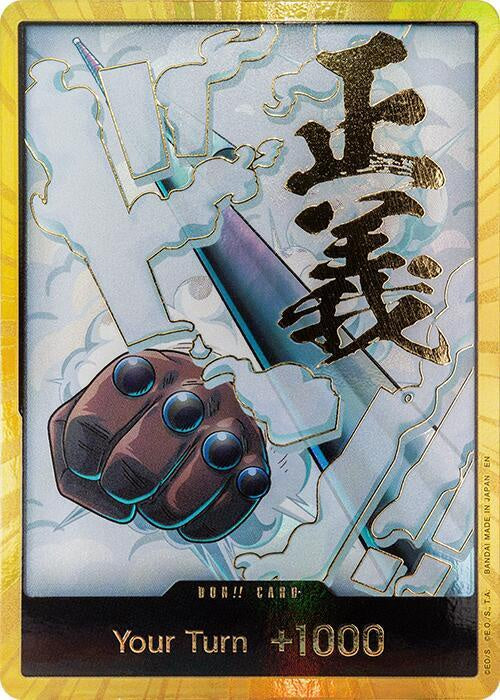 DON!! Card (Smoker – Gold) from One Piece Card Game Premium Booster The Best Vol. 2 PRB-02.