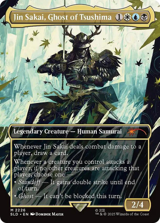 Jin Sakai Ghost of Tsushima Secret Lair Drop Series SLD MTG trading card