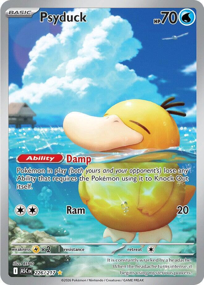 Pokemon Psyduck 226 217 Illustration Rare Ascended Heroes NM card