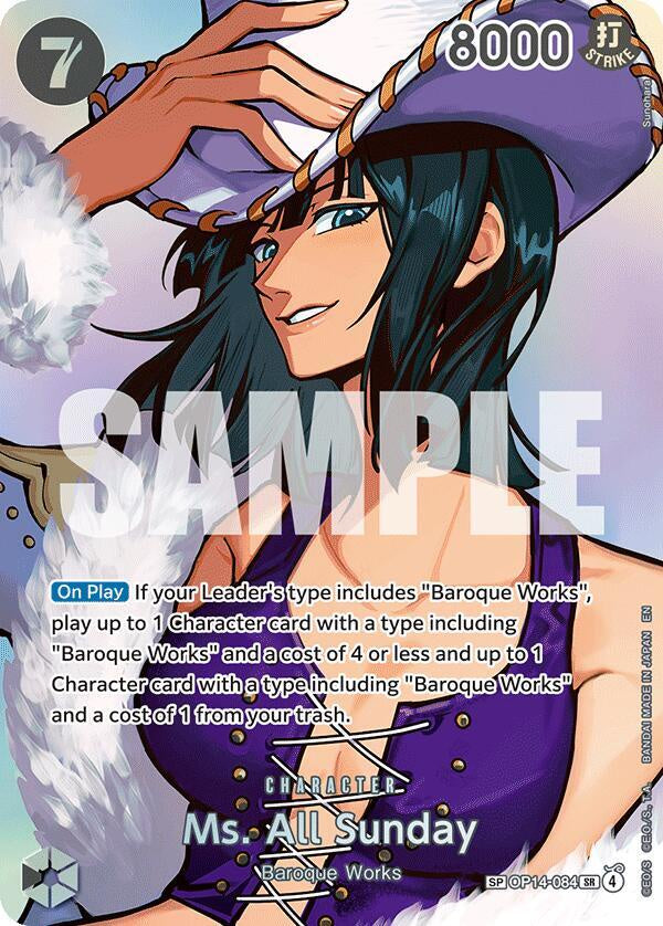 Ms. All Sunday SP The Time of Battle OP16 One Piece trading card