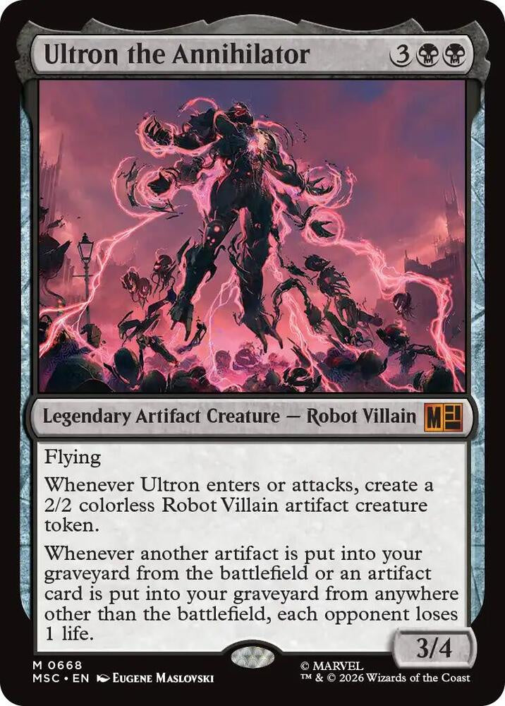 Ultron the Annihilator - Commander: Marvel Super Heroes (MSC)