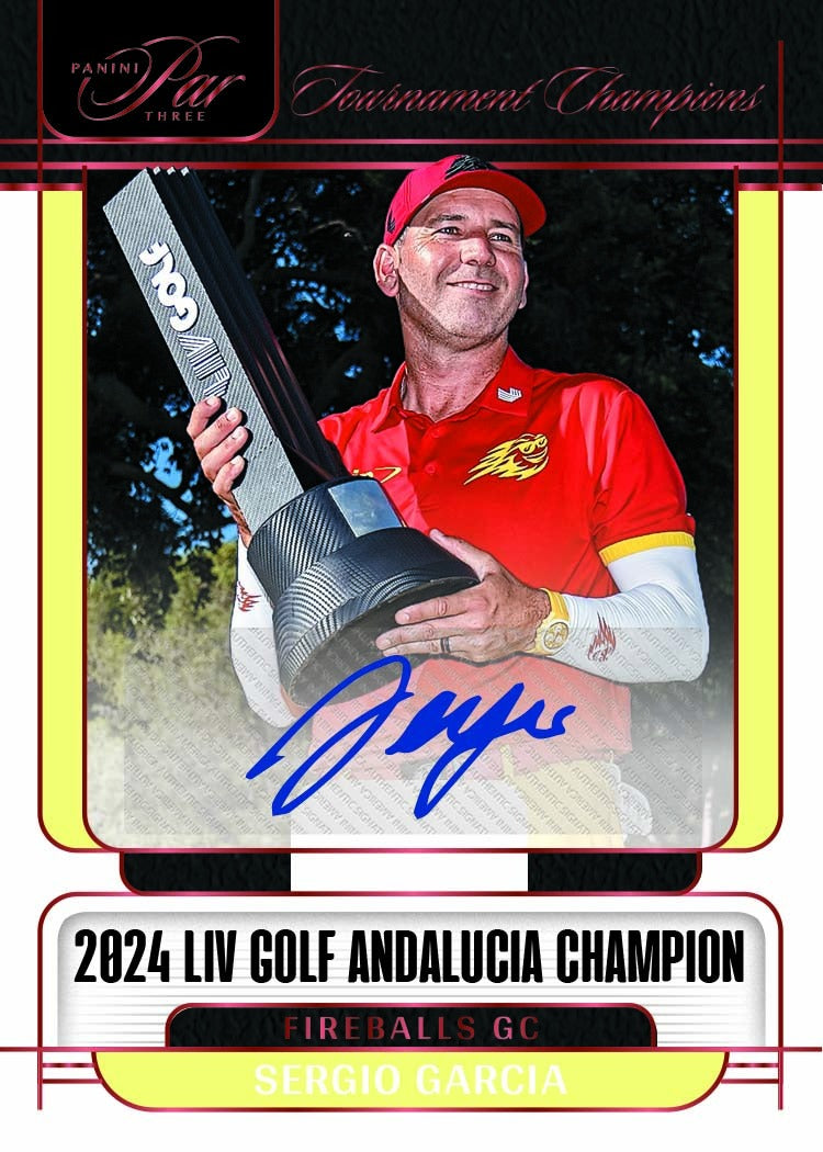 Front of PREORDER 2026 Panini Par Three LIV Golf Hobby Box