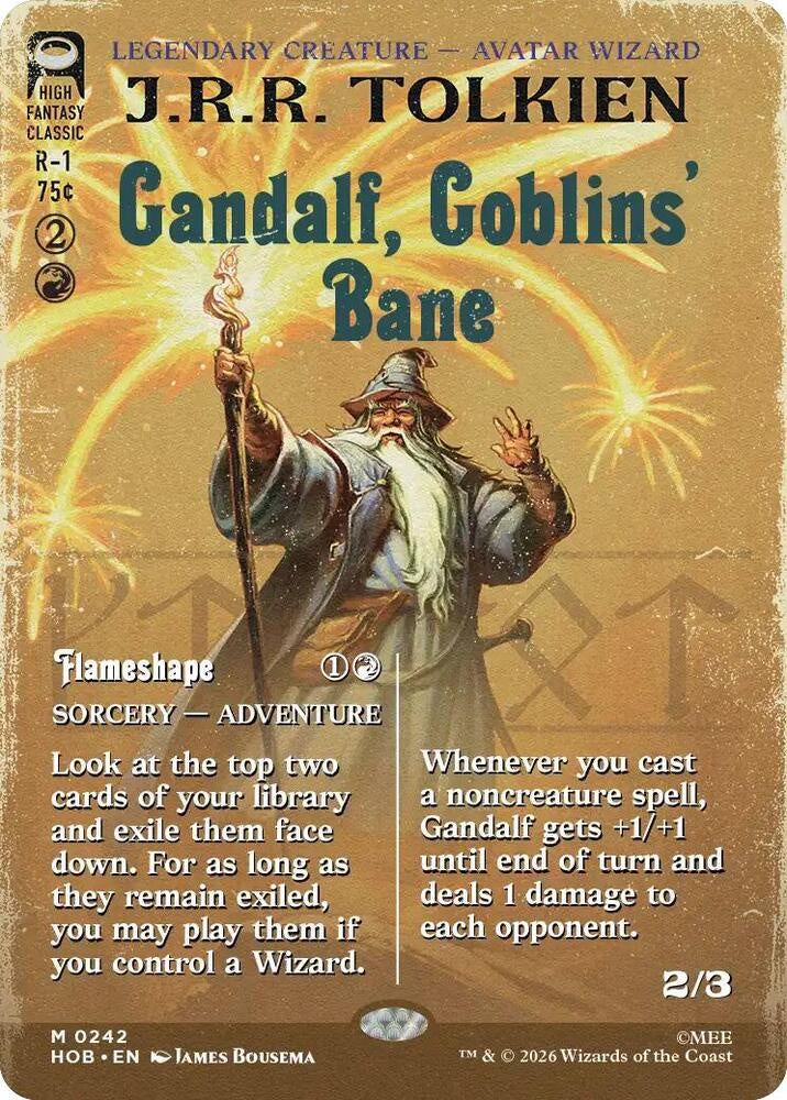 A collectible card for J.R.