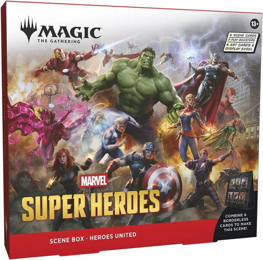 Magic The Gathering Marvel Super Heroes Scene Box