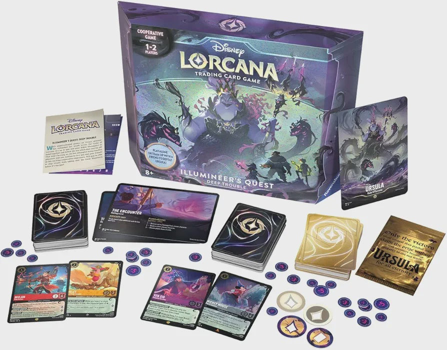 Lorcana TCG Illumineer’s Quest Box Disney Trading Card Game Product Image