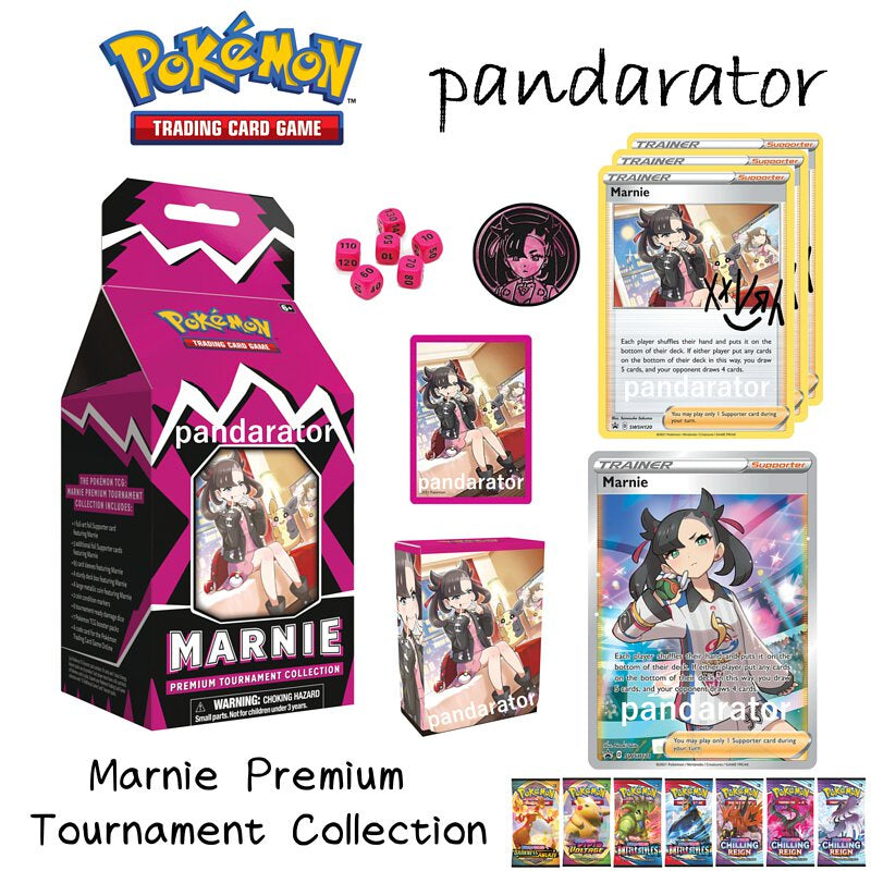 Pokémon Marnie Premium Tournament Collection sealed box