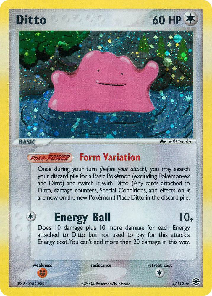 Ditto 4/112 Holo EX FireRed & LeafGreen 2004 NM/LP