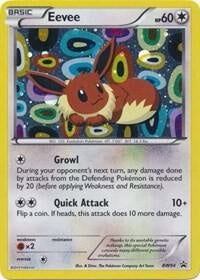 2013 Pokémon Eevee BW94 Black Star Promo Cosmos Holo English card in Lightly Played condition.