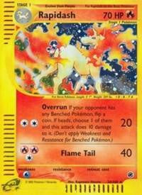 Pokémon Rapidash 26/165 Expedition Holo WOTC LP Excellent