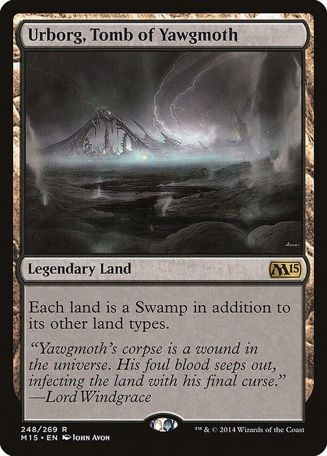 Urborg Tomb of Yawgmoth Magic 2015 M15 MTG trading card