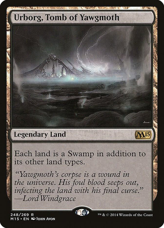 Urborg Tomb of Yawgmoth Magic 2015 M15 MTG trading card