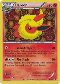2013 Pokémon Flareon BW88 Black Star Promo Cosmos Holo English card in Very Lightly Played condition.