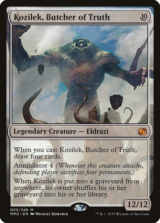 Kozilek Butcher of Truth Modern Masters 2015 MM2 Magic the Gathering card