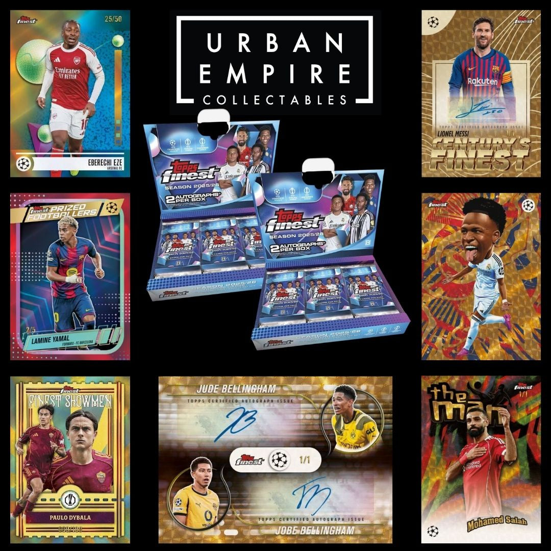 BREAK 786 - 2025-26 TOPPS FINEST UEFA CLUB COMPETITIONS SOCCER HOBBY X 2 PYT