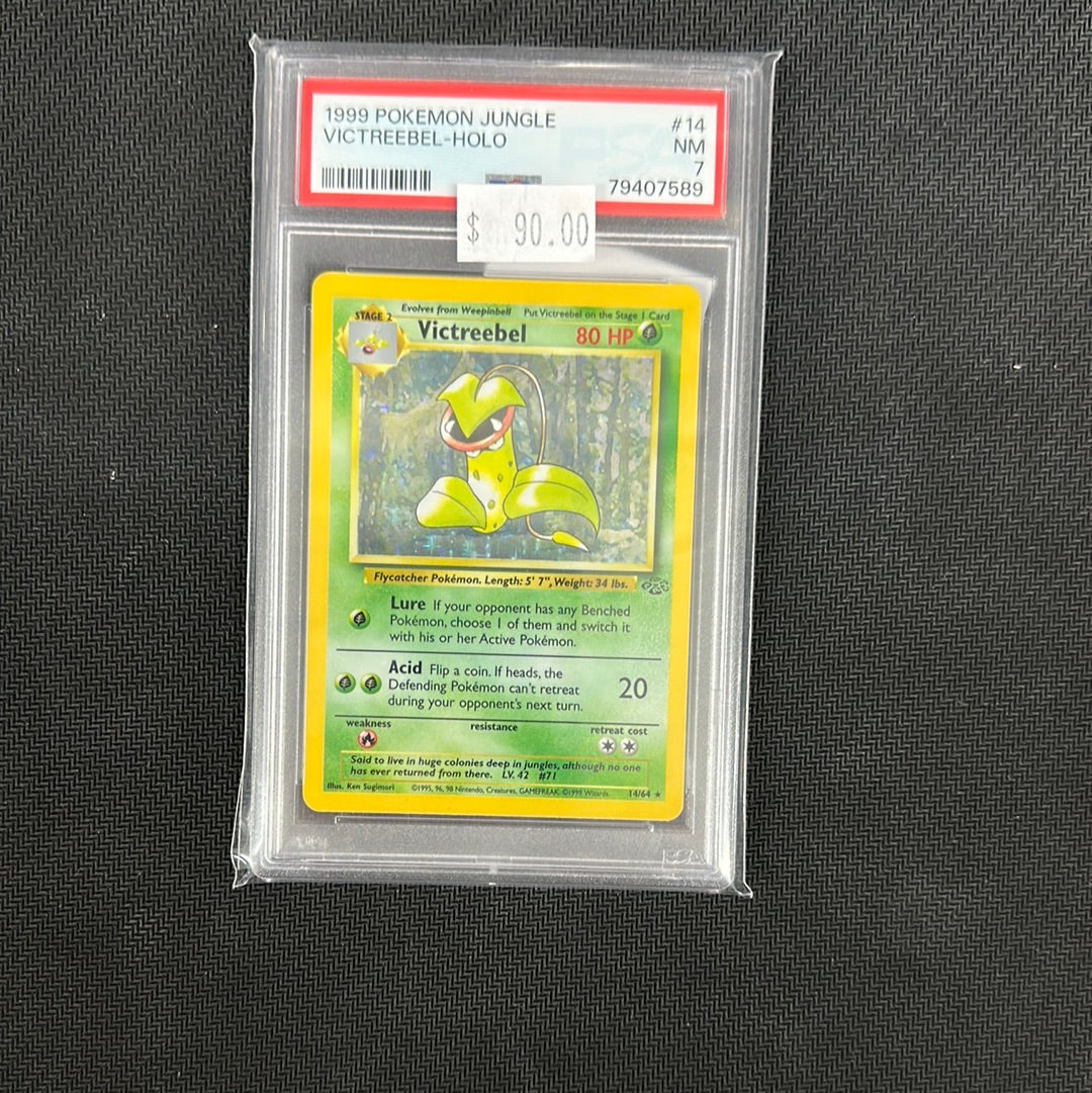 Pokemon Jungle Victreebel Holo PSA 7