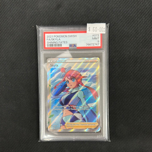 PSA 9 Skyla 072/072 Full Art Trainer | Pokémon TCG Collectible