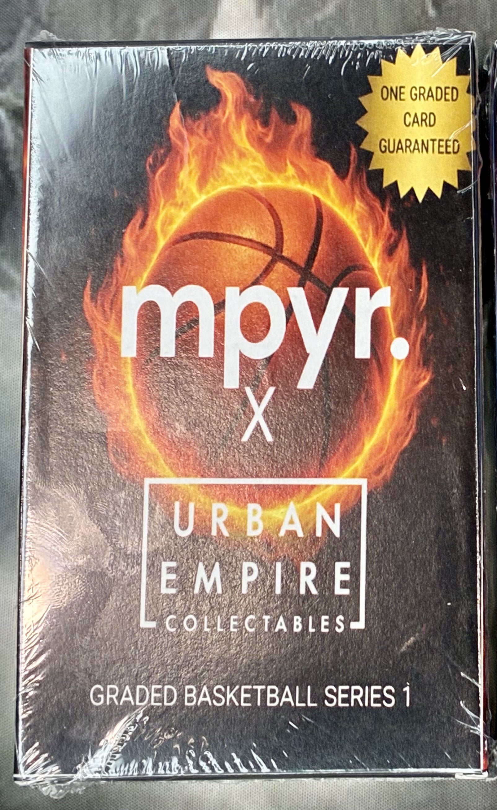 MYPR Graded Basketball Series 1 repack featuring 10 graded basketball cards. A premium slabbed card experience for collectors and hobby fans.