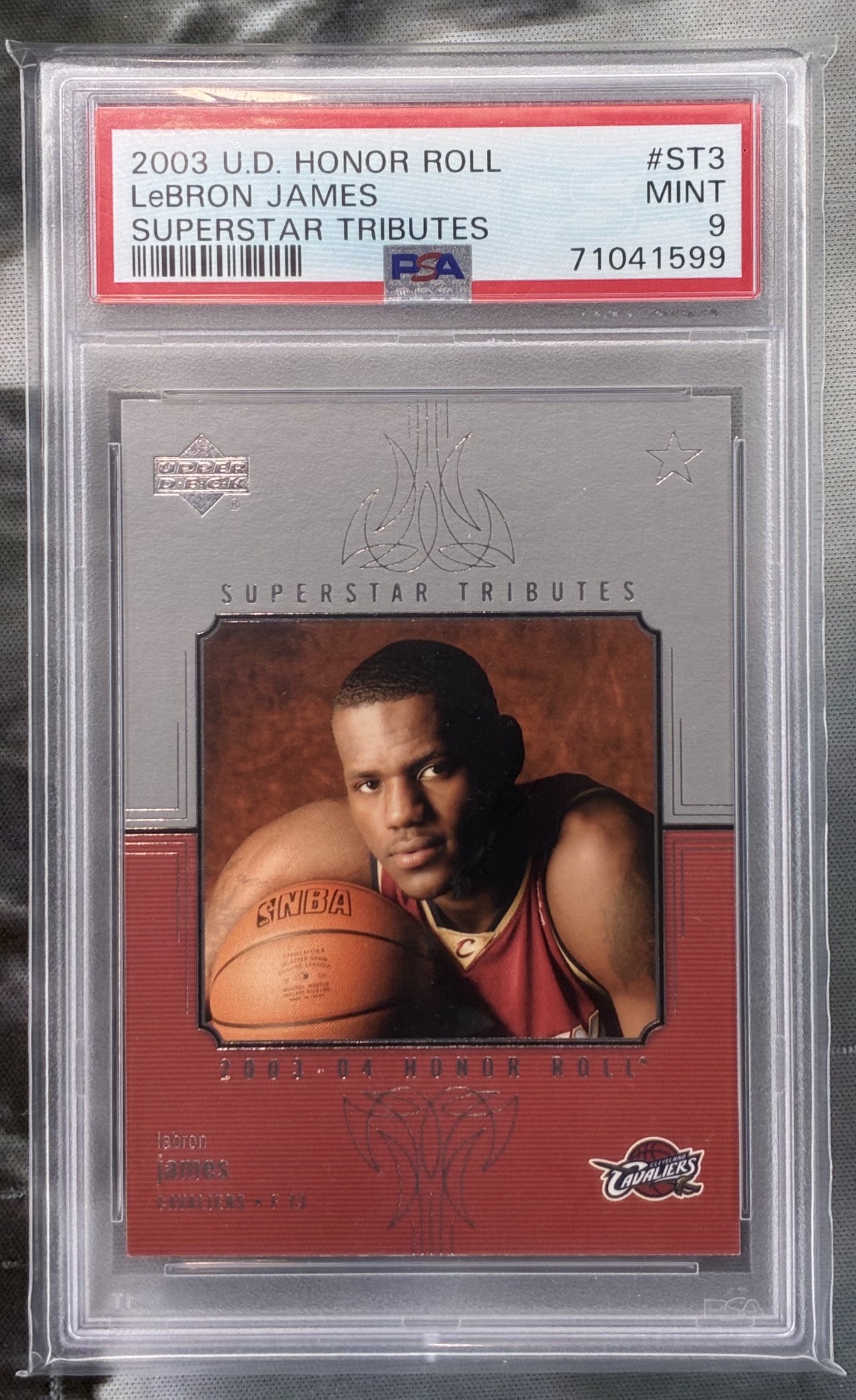 2003 Honor Roll LeBron James Superstar Tributes PSA 9