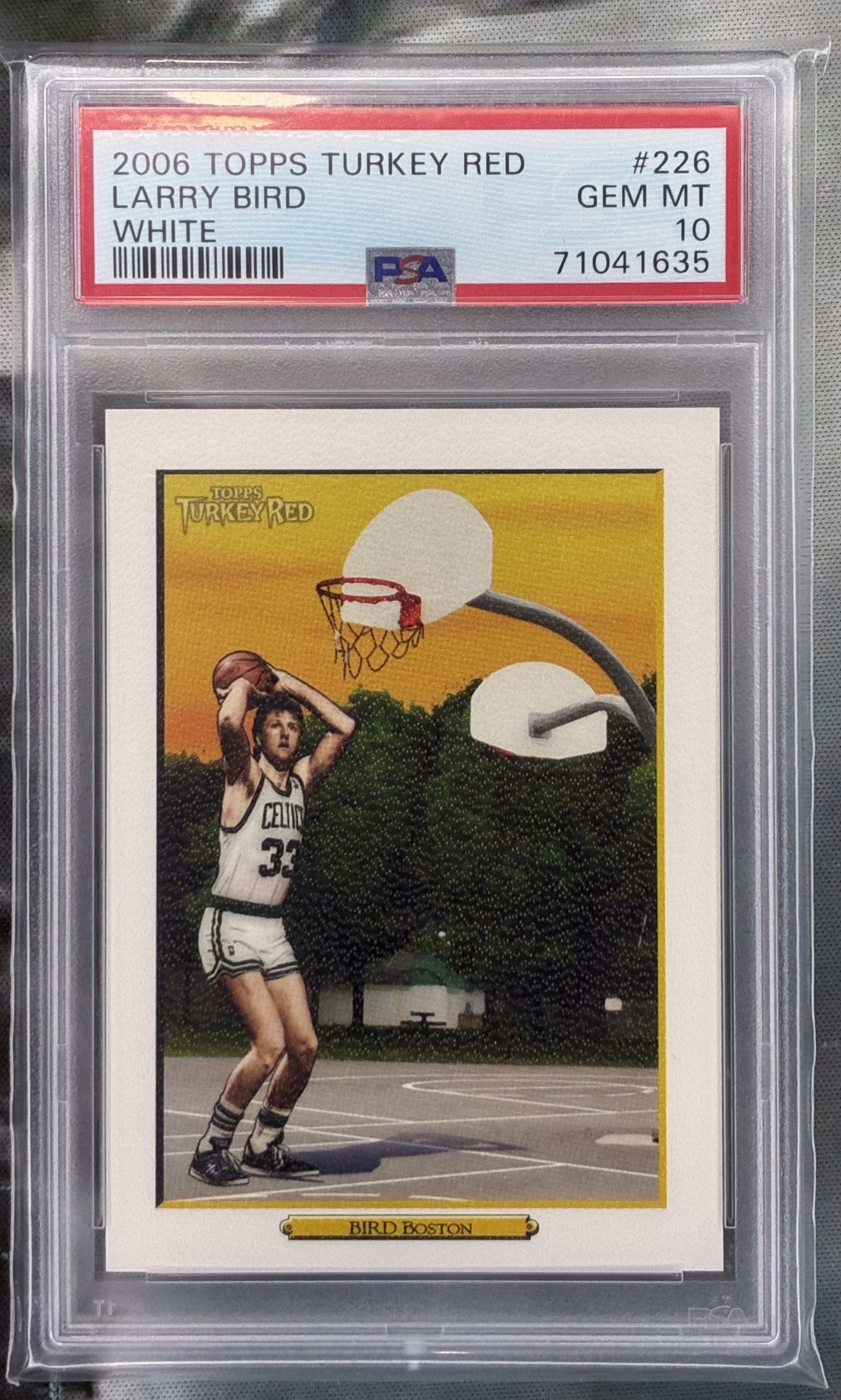 2006 Topps Turkey Red #226 Larry Bird PSA 10 GEM MINT