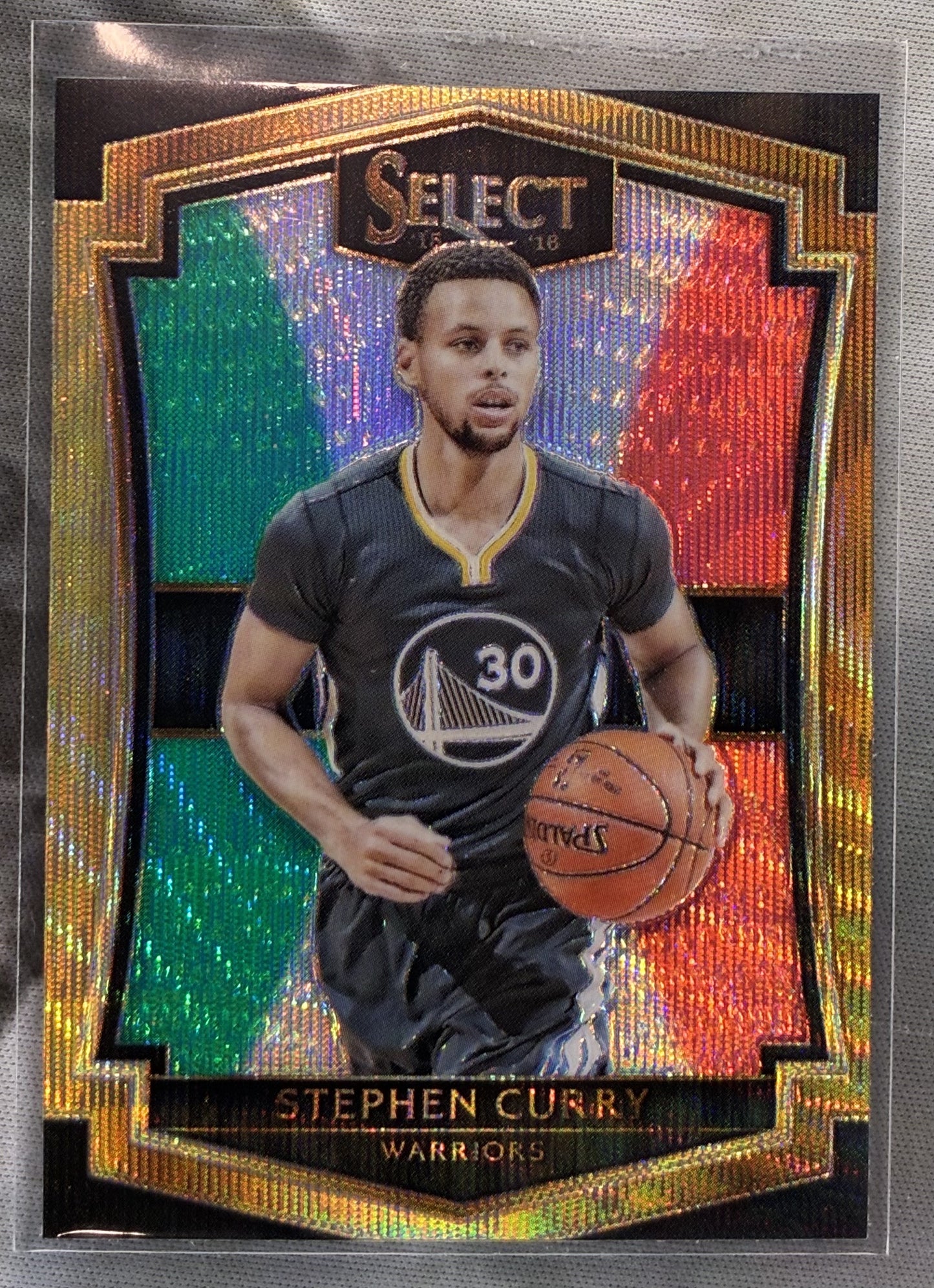 2015-16 Select Stephen Curry #179 Tri-Color Prizm