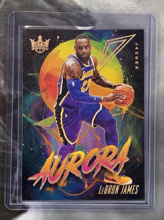 2019-20 Panini Court Kings LeBron James Aurora #16 Lakers