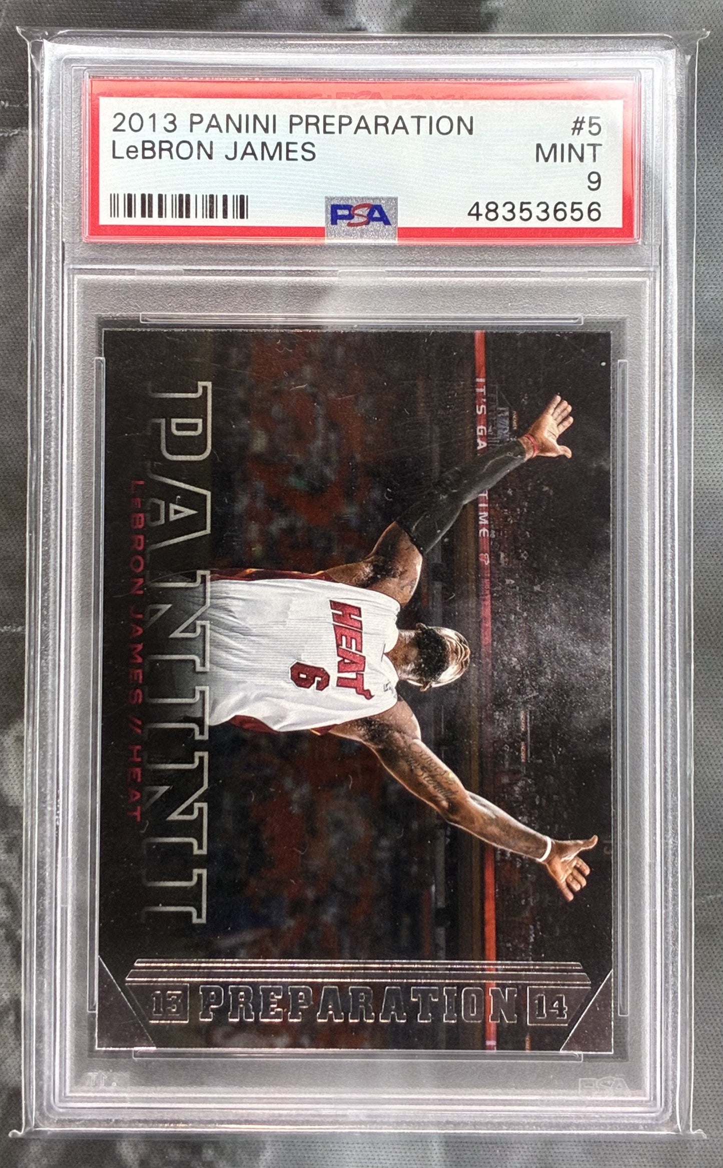 2013 Panini Preparation #5 LeBron James PSA 9