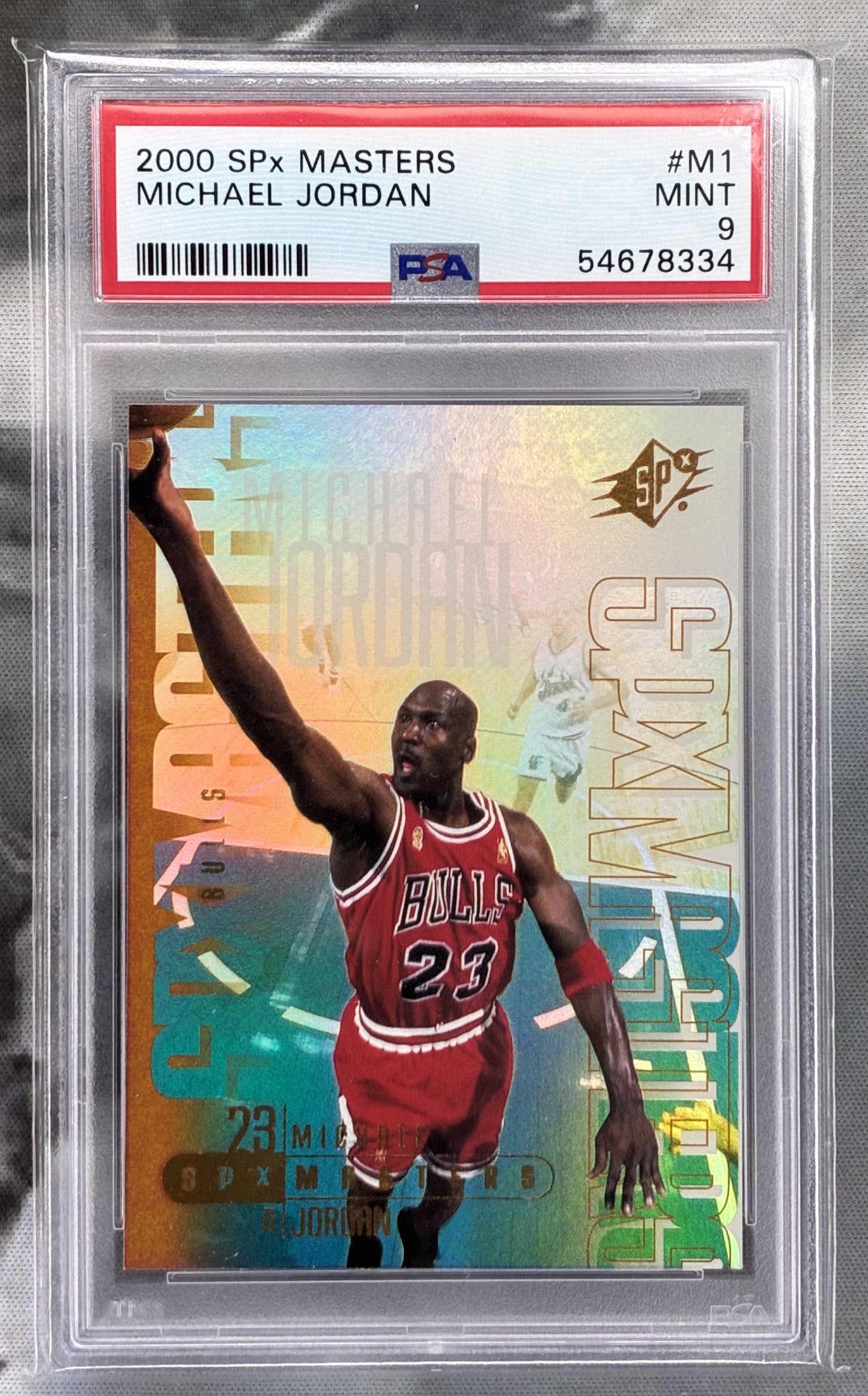 2000 SPx Masters Michael Jordan #M1 PSA 9