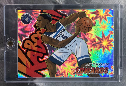 2024-25 Panini Revolution Kaboom Horizontal Anthony Edwards card