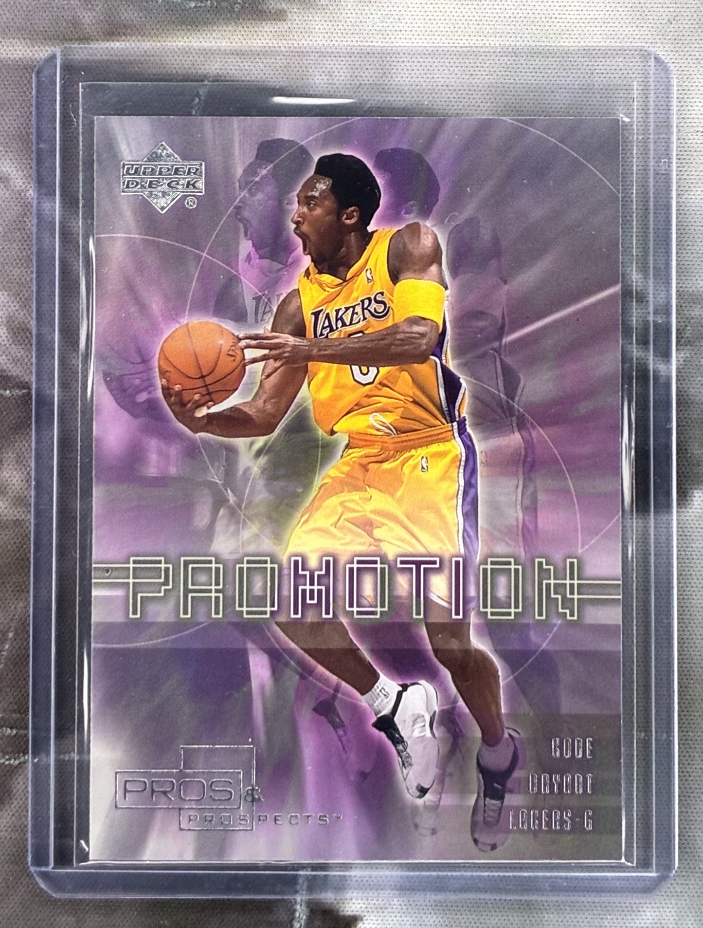2001 Upper Deck Pros and Prospects Promotion Kobe Bryant PM 8