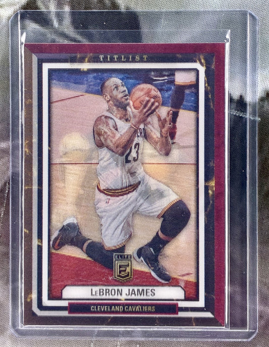 2022-23 Donruss Elite Titlist 3D LeBron James Q0M 451 card