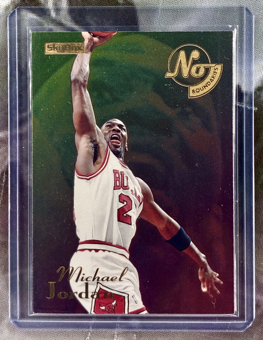 1995-96 SkyBox E-XL No Boundaries Michael Jordan 1 Bulls card