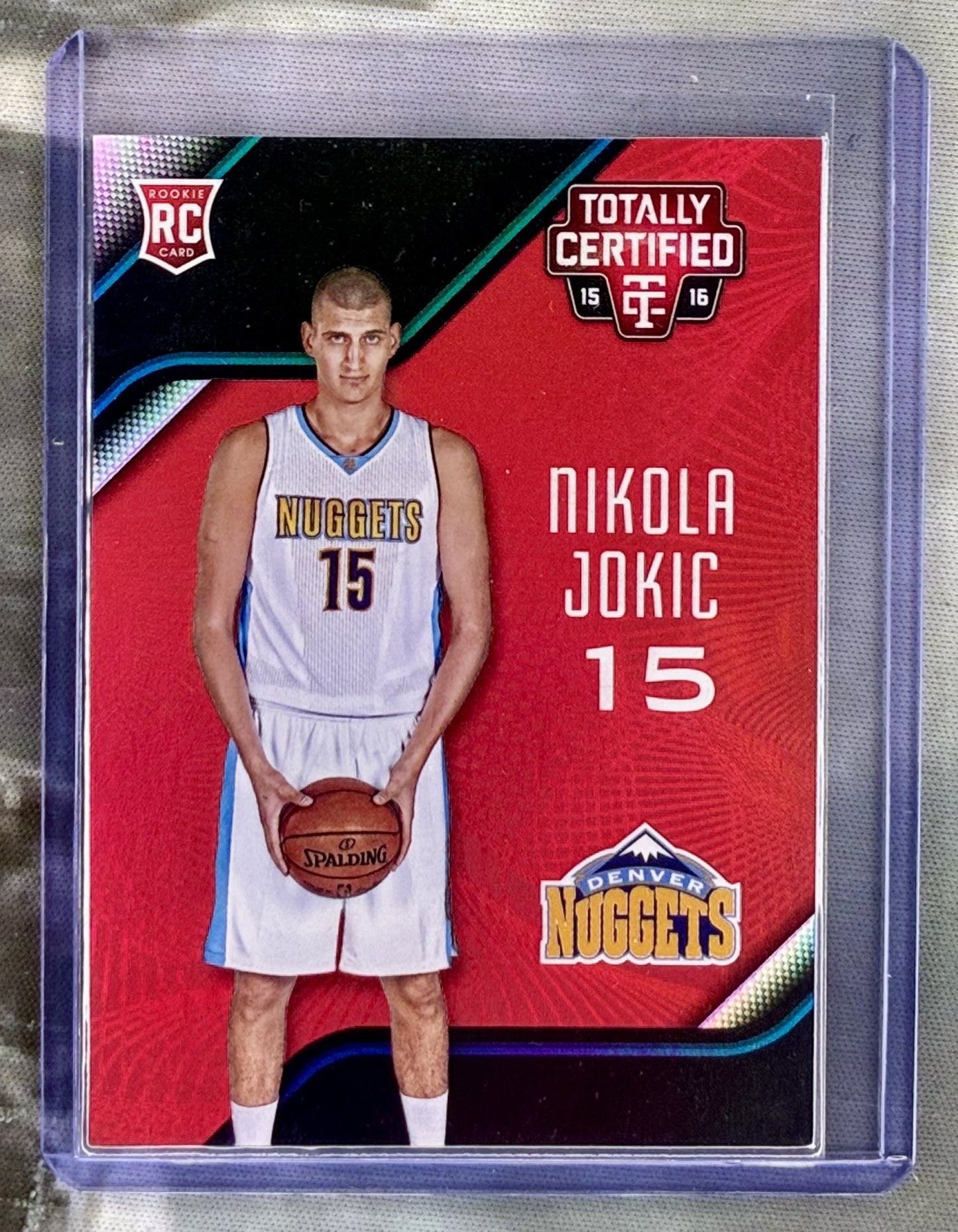 Nikola Jokic Rookie Mirror Red /149 2015 Totally Certified RC #167