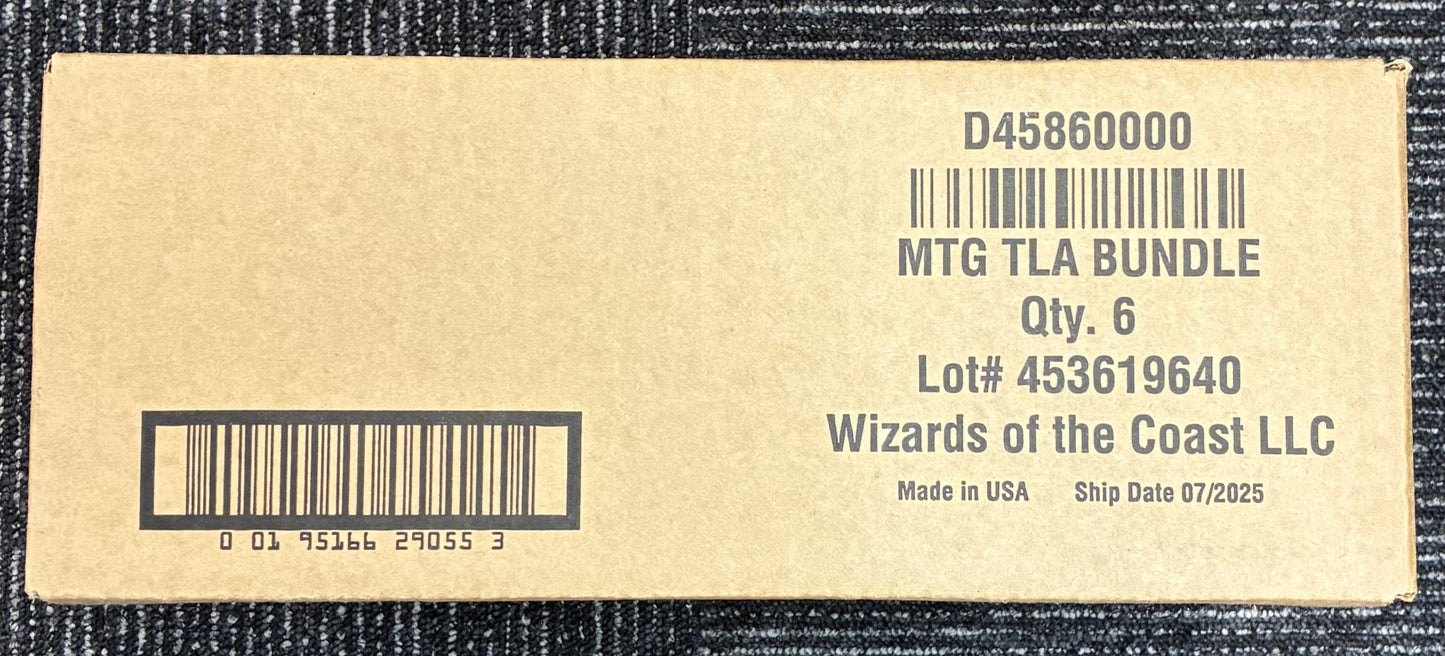 MTG Avatar The Last Airbender bundle case 6 boxes