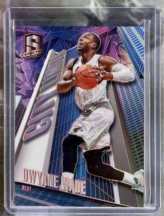 Dwyane Wade 2015 Spectra City Limits Prizm insert card