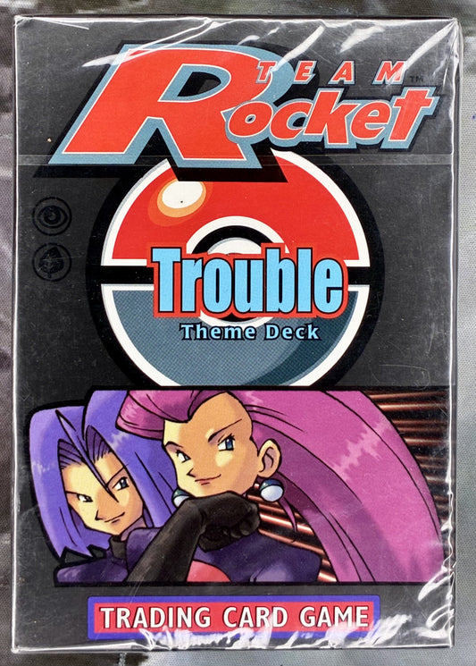 Pokemon Team Rocket Trouble Theme Deck sealed product